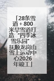 28条雪道＋800米旱雪道打造“四季冰雪乐园” 抚顺龙岗山雪上运动中心2026年竣工