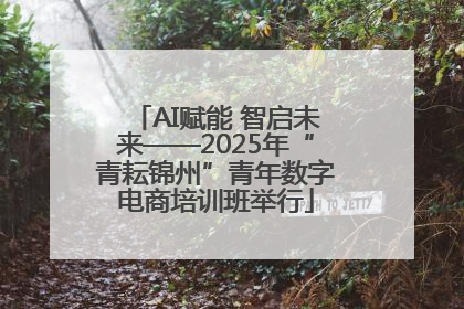 AI赋能 智启未来——2025年“青耘锦州”青年数字电商培训班举行